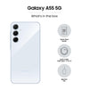 Samsung Galaxy A55 5G (Awesome Iceblue, 8GB RAM, 256GB Storage) | Metal Frame | 50 MP Main Camera (OIS) | Nightography | IP67 | Corning Gorilla Glass Victus+ | sAMOLED with Vision Booster - Triveni World