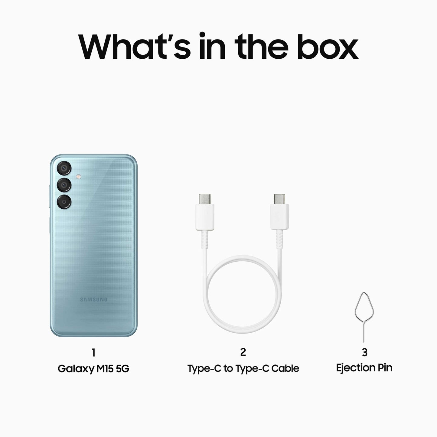 Samsung Galaxy M15 5G Prime Edition (Celestial Blue,6GB RAM,128GB Storage) Refurbished