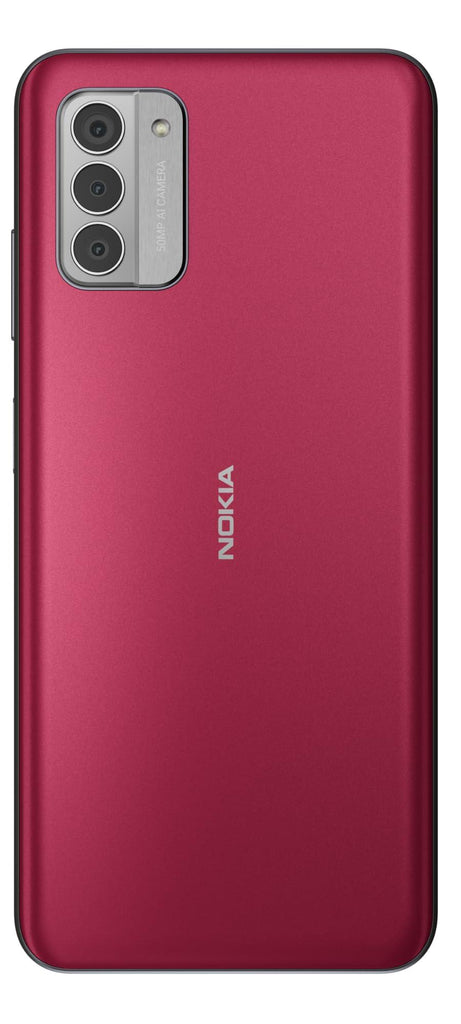 (Refurbished) Nokia G42 5G | Snapdragon® 480+ 5G | 50MP Triple AI Camera | 11GB RAM (6GB RAM + 5GB Virtual RAM) | 128GB Storage | 5000mAh Battery | 2 Years Android Upgrades | 20W Fast Charger Included | So Pink - Triveni World