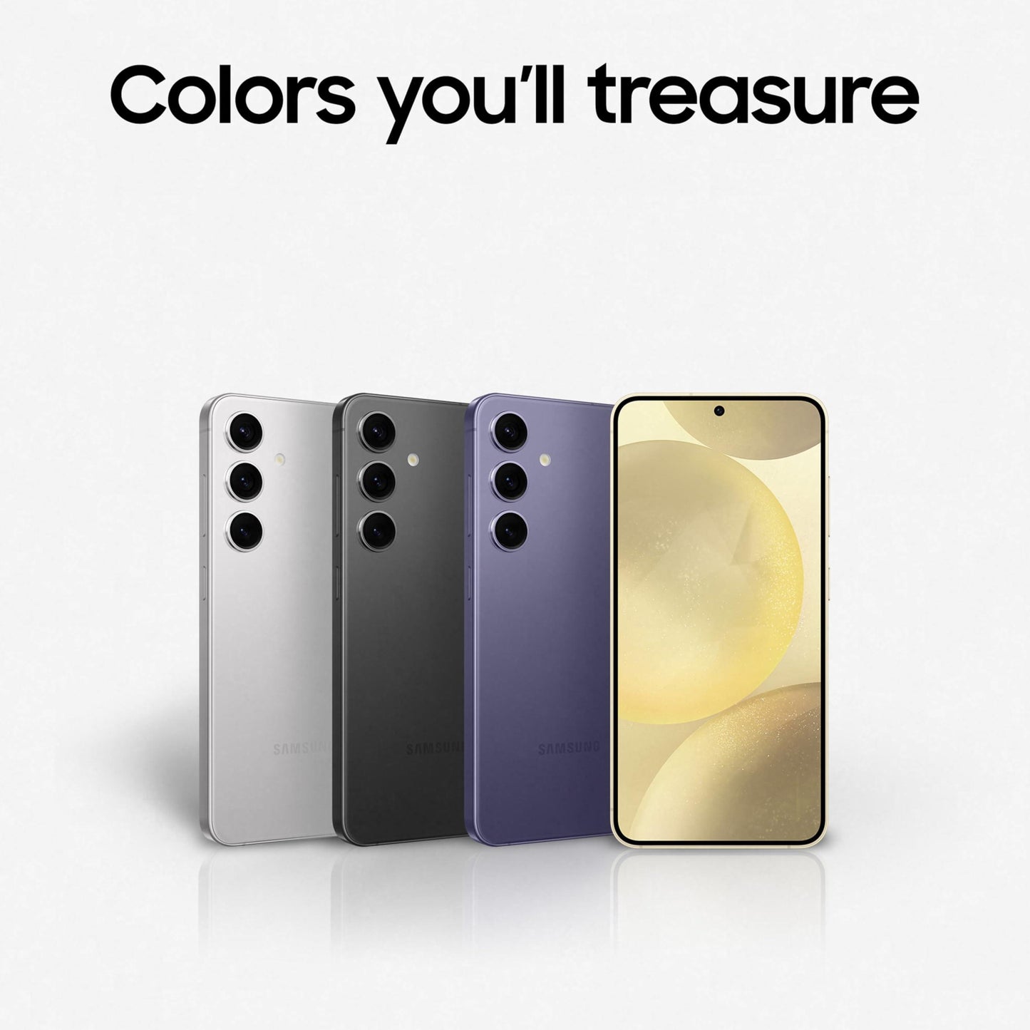 Samsung Galaxy S24 5G AI Smartphone (Marble Gray, 8GB, 128GB Storage) Preowned