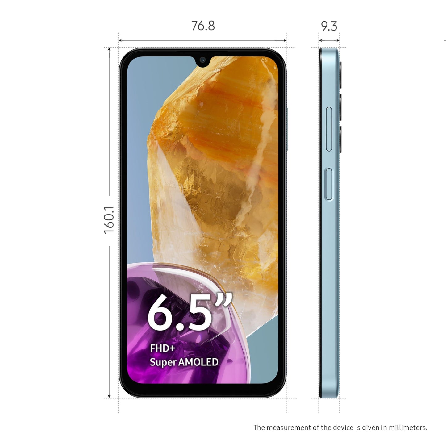 Samsung Galaxy M15 5G Prime Edition (Celestial Blue,6GB RAM,128GB Storage) Refurbished