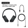 Sony WH-CH720N, Wireless Over-Ear Active Noise Cancellation Headphones with Mic, up to 35 Hours Playtime, Multi-Point Connection, App Support, AUX & Voice Assistant Support for Mobile Phones (Black) - Triveni World