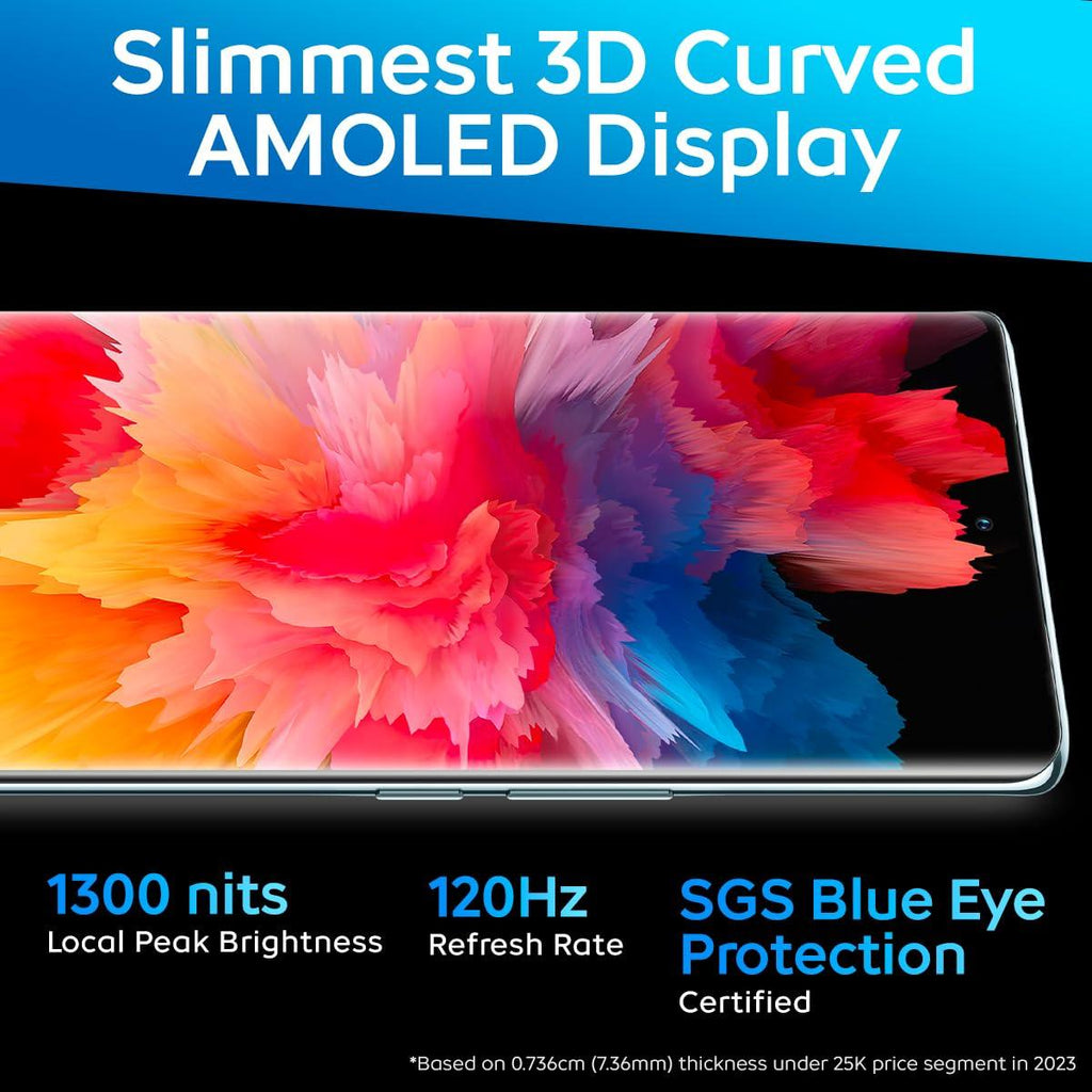 (Refurbished) iQOO Z7 Pro 5G (Graphite Matte, 8GB RAM, 128GB Storage) | 3D Curved AMOLED Display | 4nm MediaTek Dimesity 7200 5G Processor | 64MP Aura Light OIS Camera | Segment's Slimmest & Lightest Smartphone - Triveni World