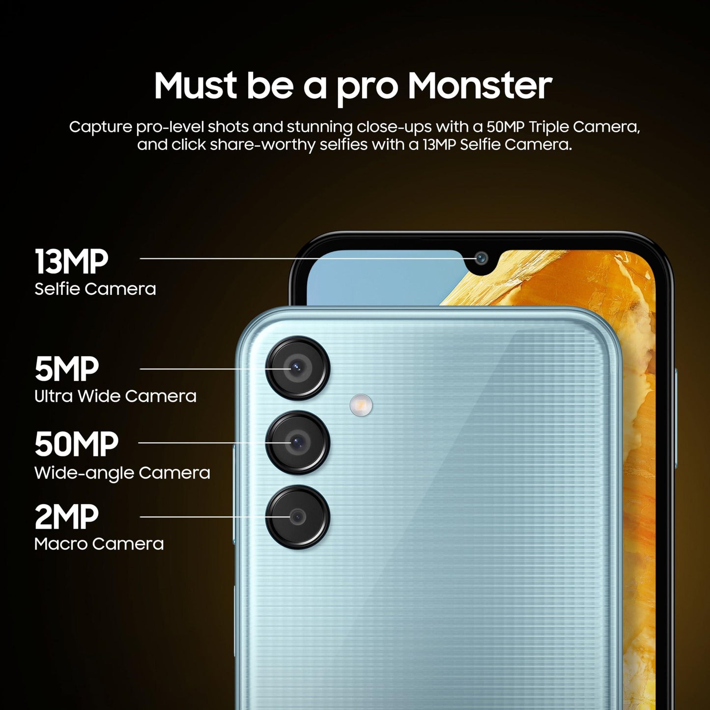 Samsung Galaxy M15 5G Prime Edition (Celestial Blue,6GB RAM,128GB Storage) Refurbished