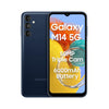 Samsung Galaxy M14 5G (Berry Blue,4GB,128GB)|50MP Triple Cam|Segment's Only 6000 mAh 5G SP|5nm Processor|2 Gen. OS Upgrade & 4 Year Security Update|12GB RAM with RAM Plus|Android 13|Without Charger - Triveni World