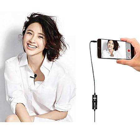 Boya BYM1 mic Auxiliary Lavalier Lapel Clip-on Microphone, with 3 Month Warrenty, Omnidirectional Condenser Mic, 3.5mm Jack, 6.7 Meter Extreme-Long Cable, for Smartphones, DSLR, (Black) - Triveni World