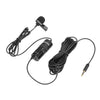 Boya BYM1 mic Auxiliary Lavalier Lapel Clip-on Microphone, with 3 Month Warrenty, Omnidirectional Condenser Mic, 3.5mm Jack, 6.7 Meter Extreme-Long Cable, for Smartphones, DSLR, (Black) - Triveni World