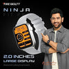 Fire-Boltt Newly Launched Ninja Fit Pro Smartwatch Bluetooth Calling Full Touch 2.0 & 120+ Sports Modes with IP68, Multi UI Screen, Over 100 Cloud Based Watch Faces, Built in Games (Grey) - Triveni World