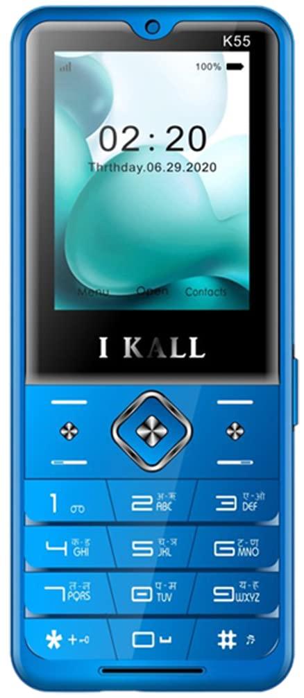 IKALL K55 Keypad Mobile with Big Battery (2.4 Inch Display, Strong Torch) (Blue) - Triveni World