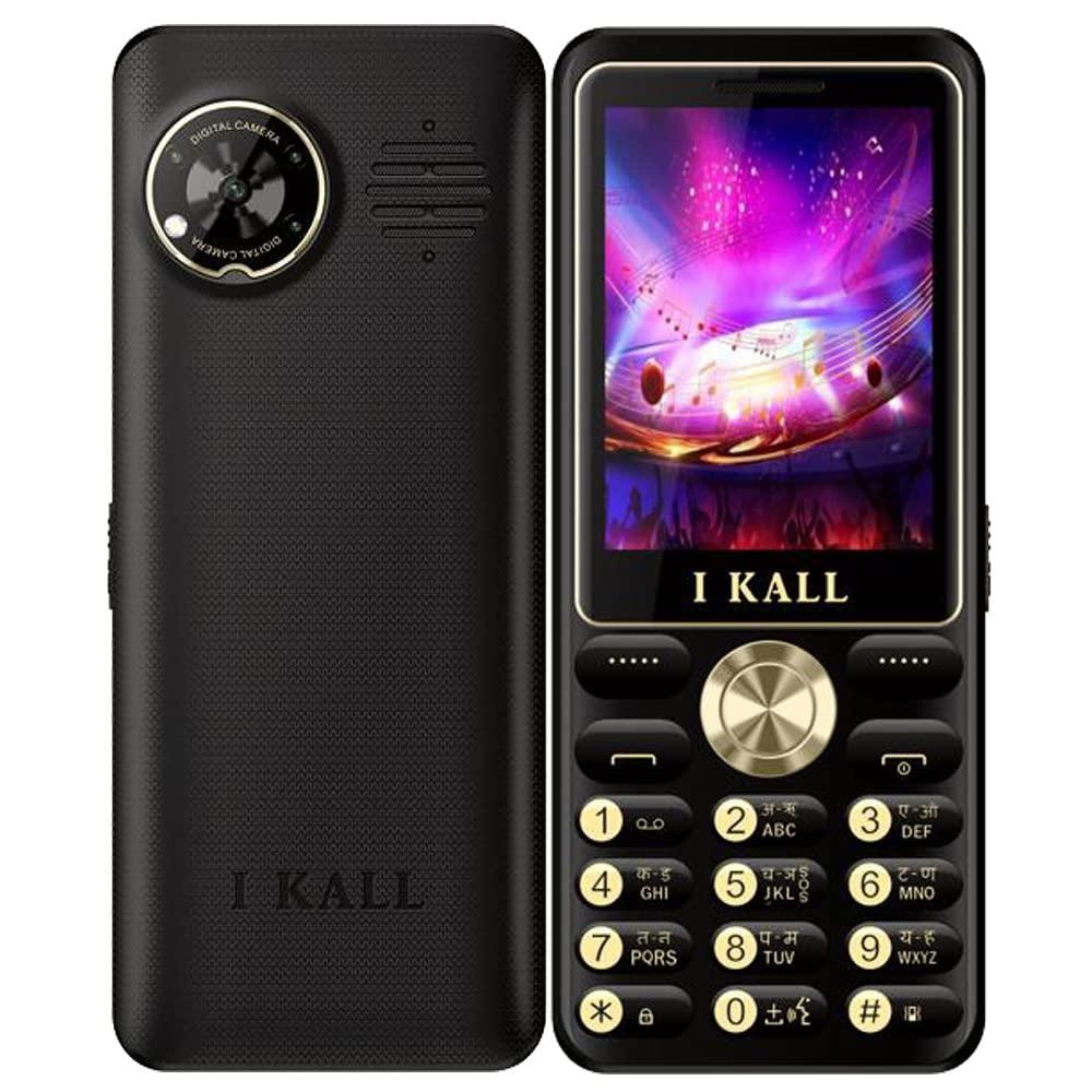 IKALL K78 Pro Keypad Mobile with Call Recording and King Voice (2.4 inch, Dual Sim) (Black) - Triveni World