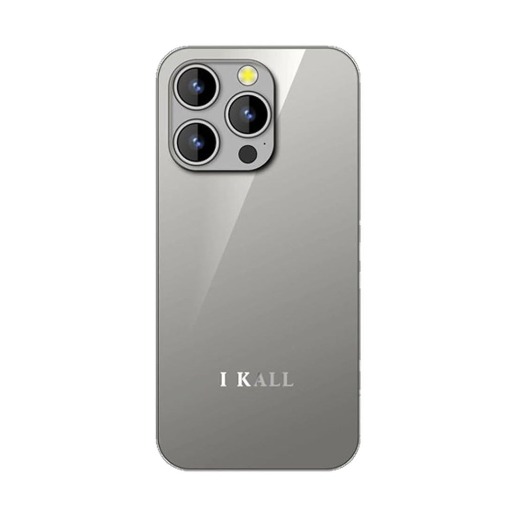 IKALL K999-3.36 inch Big Display with Premium Back Design, Type-C Charging, 2000 mAh Built-in Large Battery, Dual Sim - Silver - Triveni World