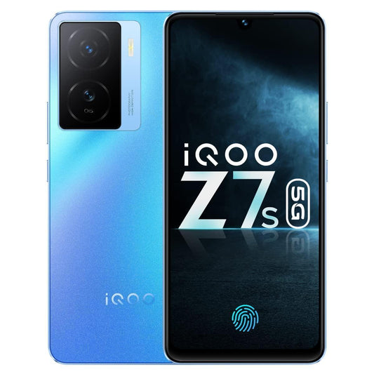 iQOO Z7s 5G by vivo (Norway Blue, 6GB RAM, 128GB Storage) | Ultra Bright AMOLED Display | Snapdragon 695 5G 6nm Processor | 64 MP OIS Ultra Stable Camera | 44WFlashCharge - Triveni World