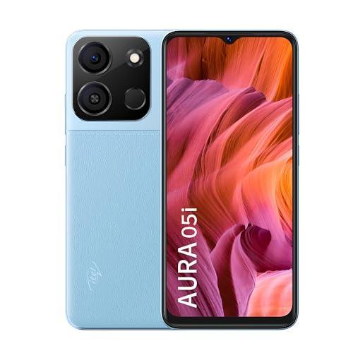 itel Aura 05i (2GB RAM + 32GB ROM, Upto 4GB RAM with Memory Fusion | Type C Fast Charging | 6.6" HD+ Display)- Crystal Blue - Triveni World