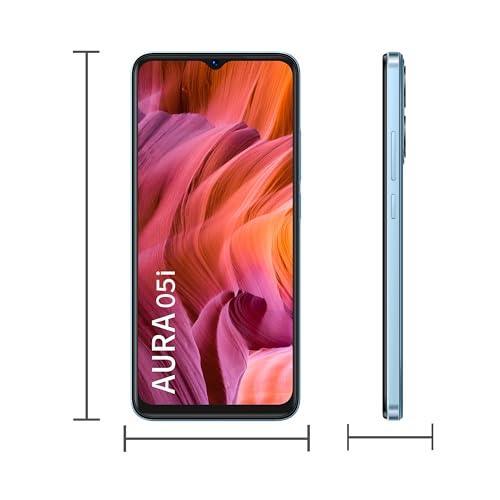 itel Aura 05i (2GB RAM + 32GB ROM, Upto 4GB RAM with Memory Fusion | Type C Fast Charging | 6.6" HD+ Display)- Crystal Blue - Triveni World