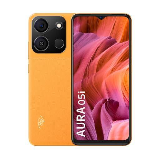 itel Aura 05i (2GB RAM + 32GB ROM, Upto 4GB RAM with Memory Fusion | Type C Fast Charging | 6.6" HD+ Display)- Glorious Orange - Triveni World