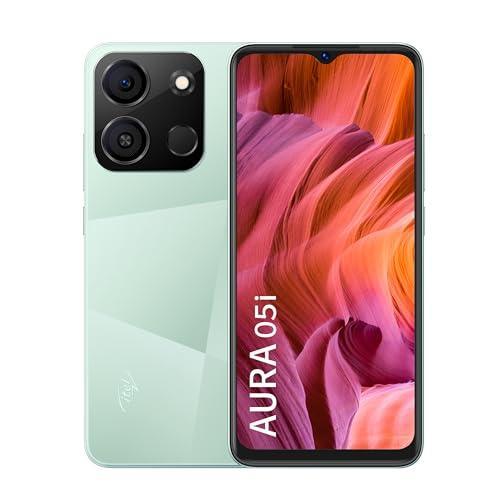 itel Aura 05i (2GB RAM + 32GB ROM, Upto 4GB RAM with Memory Fusion | Type C Fast Charging | 6.6" HD+ Display)- Meadow Green - Triveni World