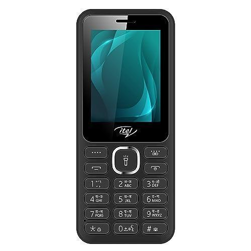 itel it5027 Keypad Mobile Phone with 2.4 inch Display Size |11mm Slim Body| 1200 mAh Battery| King Voice | Black - Triveni World