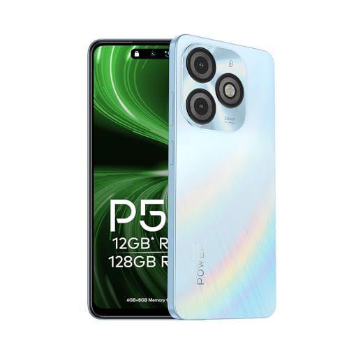 itel P55 4G | Upto 12GB RAM with Memory Fusion & 128GB ROM| 50MP AI Dual Rear Camera & 8MP Front Camera| 5000mAh Battery with 18W Charger | Dynamic Bar|UFS 2.2| Aurora Blue - Triveni World