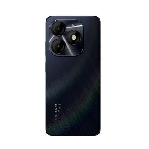 itel P55 4G | Upto 12GB RAM with Memory Fusion & 128GB ROM| 50MP AI Dual Rear Camera & 8MP Front Camera| 5000mAh Battery with 18W Charger | Dynamic Bar|UFS 2.2| Moonlit Black - Triveni World