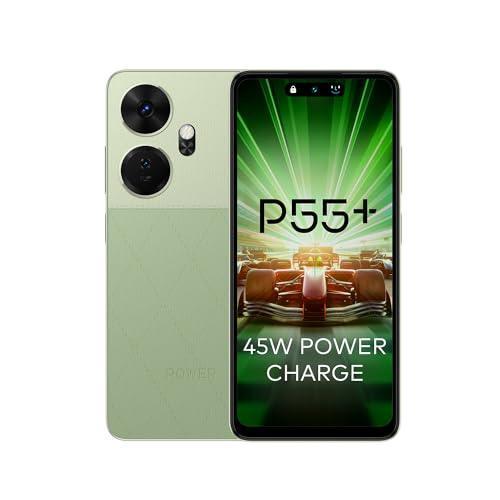 itel P55+ 4G | Upto 16GB RAM with Memory Fusion & 256GB ROM| 50MP AI Dual Rear Camera & 8MP Front Camera| 45W Charger with 5000 mAh Battery | Dynamic Bar|UFS 2.2| Royal Green - Triveni World