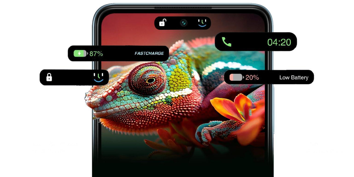 Itel P55 4G | Upto 24GB RAM with Memory Fusion & 128GB ROM| 50MP AI Dual Rear Camera & 8MP Front Camera| 5000mAh Battery with 18W Charger | Dynamic Bar|UFS 2.2| Aurora Blue - Triveni World