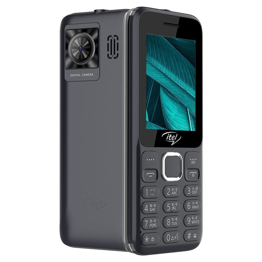 Itel Power 450 - Enhanced with Type C Charger, 2500 mAh Battery, Auto Call Recording, Wireless FM Radio, and 32GB Expandable Memory- Dark Grey - Triveni World