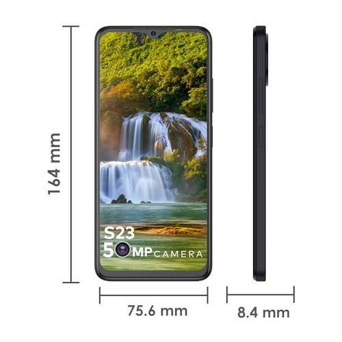 itel S23 | 8GB RAM + 128GB ROM| 50MP AI Dual Rear Camera | 5000mAh Battery | Type-C Charging | 90 Hz Display |Starry Black - Triveni World