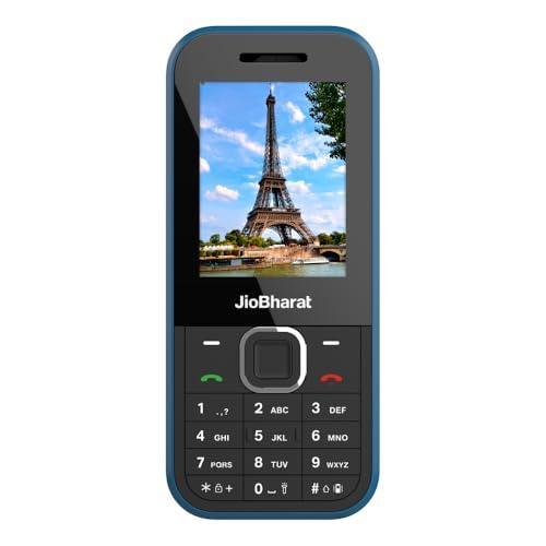 JioBharat B2 4G Keypad Phone with JioTV, JioCinema, JioSaavn, JioPay (UPI), JioChat, JioPhotos Powerful 2000mAh Battery, LED Torch, Digital Camera |Blue | Locked for JioNetwork - Triveni World