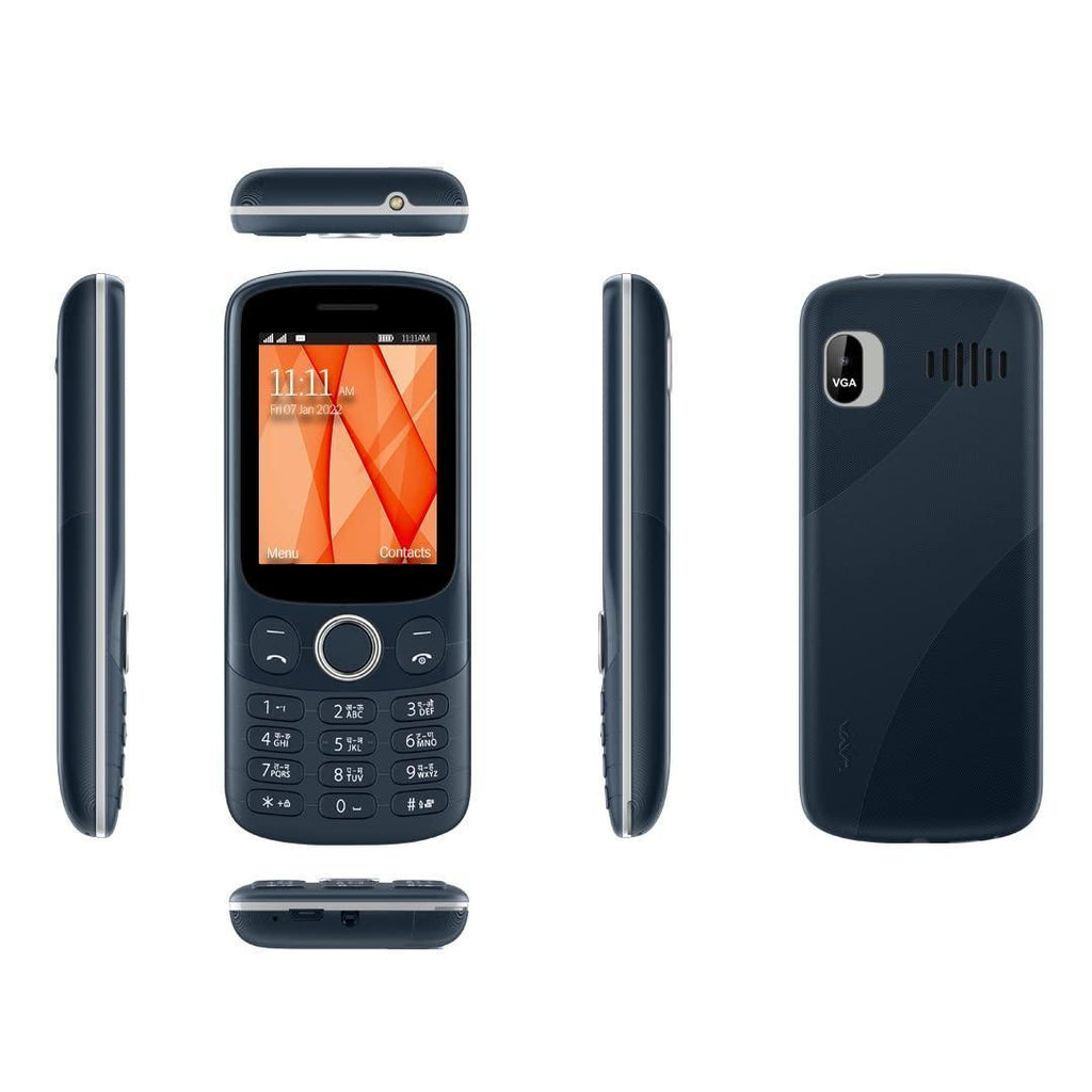 Lava A7 Star (Blue/Silver), 6 Days Battery Backup, 2.4 inch Big Display