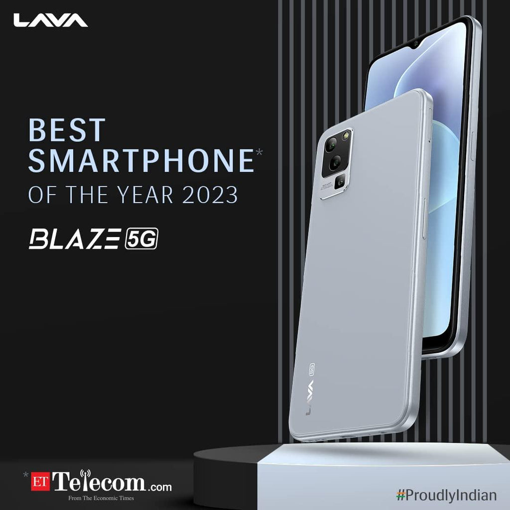 Lava Blaze 5G (Glass Blue, 6GB RAM, UFS 2.2 128GB Storage) | 5G Ready | 50MP AI Triple Camera | Upto 11GB Expandable RAM | Charger Included | Clean Android (No Bloatware) - Triveni World
