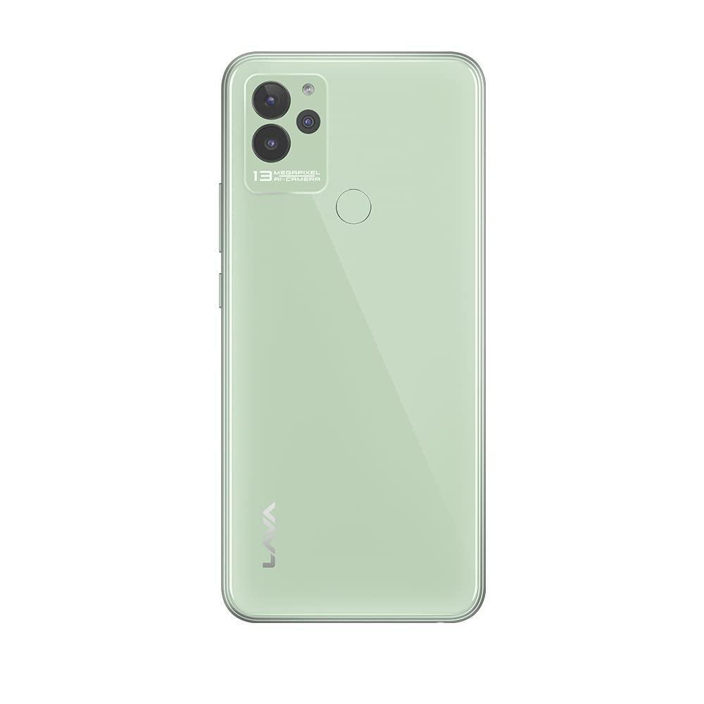 Lava Blaze NXT(Glass Green, 4GB RAM, 64GB Storage)| 2.3 Ghz Octa Core MTK Helio G37| 13 MP AI Triple Camera |Fingerprint Sensor| 5000 mAh Battery| Upto 7GB Expandable RAM - Triveni World