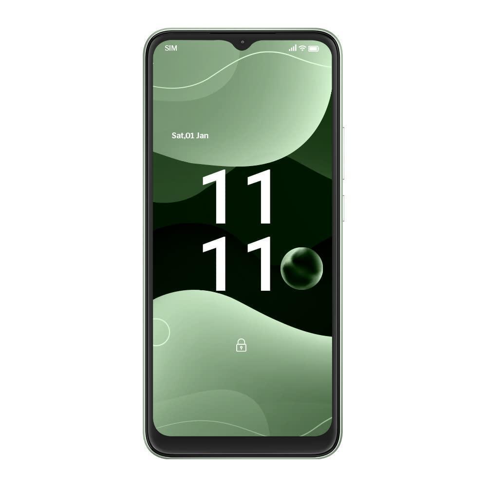Lava Blaze NXT(Glass Green, 4GB RAM, 64GB Storage)| 2.3 Ghz Octa Core MTK Helio G37| 13 MP AI Triple Camera |Fingerprint Sensor| 5000 mAh Battery| Upto 7GB Expandable RAM - Triveni World