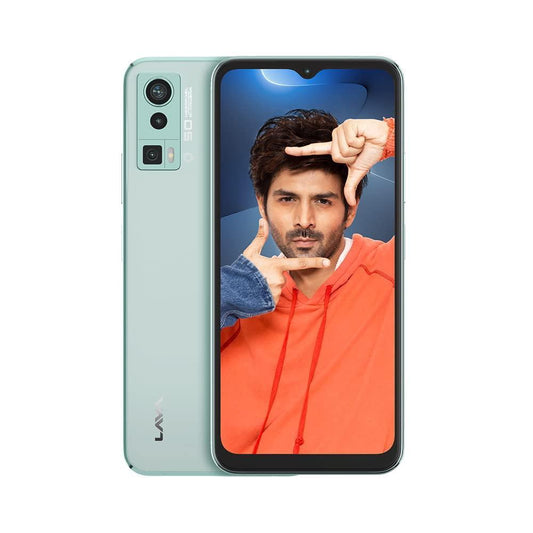 Lava Blaze Pro (Glass Green, 4GB RAM, 64GB Storage)| 50 MP AI Triple Camera| 2.3 Ghz Octa Core MTK Helio G37 |Side Fingerprint Sensor| Upto 7GB Expandable RAM - Triveni World