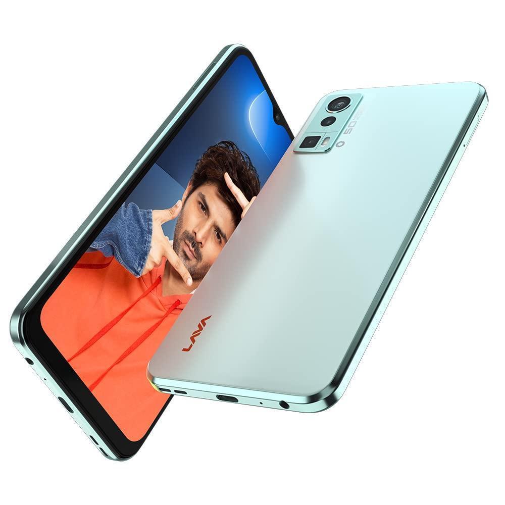 Lava Blaze Pro (Glass Green, 4GB RAM, 64GB Storage)| 50 MP AI Triple Camera| 2.3 Ghz Octa Core MTK Helio G37 |Side Fingerprint Sensor| Upto 7GB Expandable RAM - Triveni World