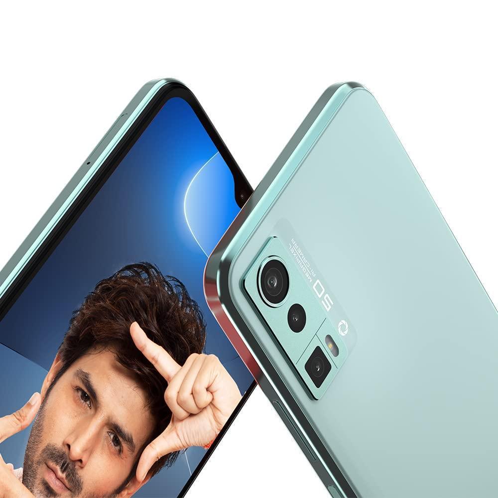 Lava Blaze Pro (Glass Green, 4GB RAM, 64GB Storage)| 50 MP AI Triple Camera| 2.3 Ghz Octa Core MTK Helio G37 |Side Fingerprint Sensor| Upto 7GB Expandable RAM - Triveni World