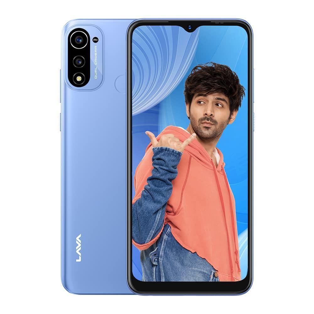 Lava X3(Arctic Blue, 3GB RAM, 32GB Storage)| 6.5 inch HD+ IPS|Fingerprint Sensor| 4000 mAh Battery |8MP Dual Camera| Andriod 12 Go Edition - Triveni World
