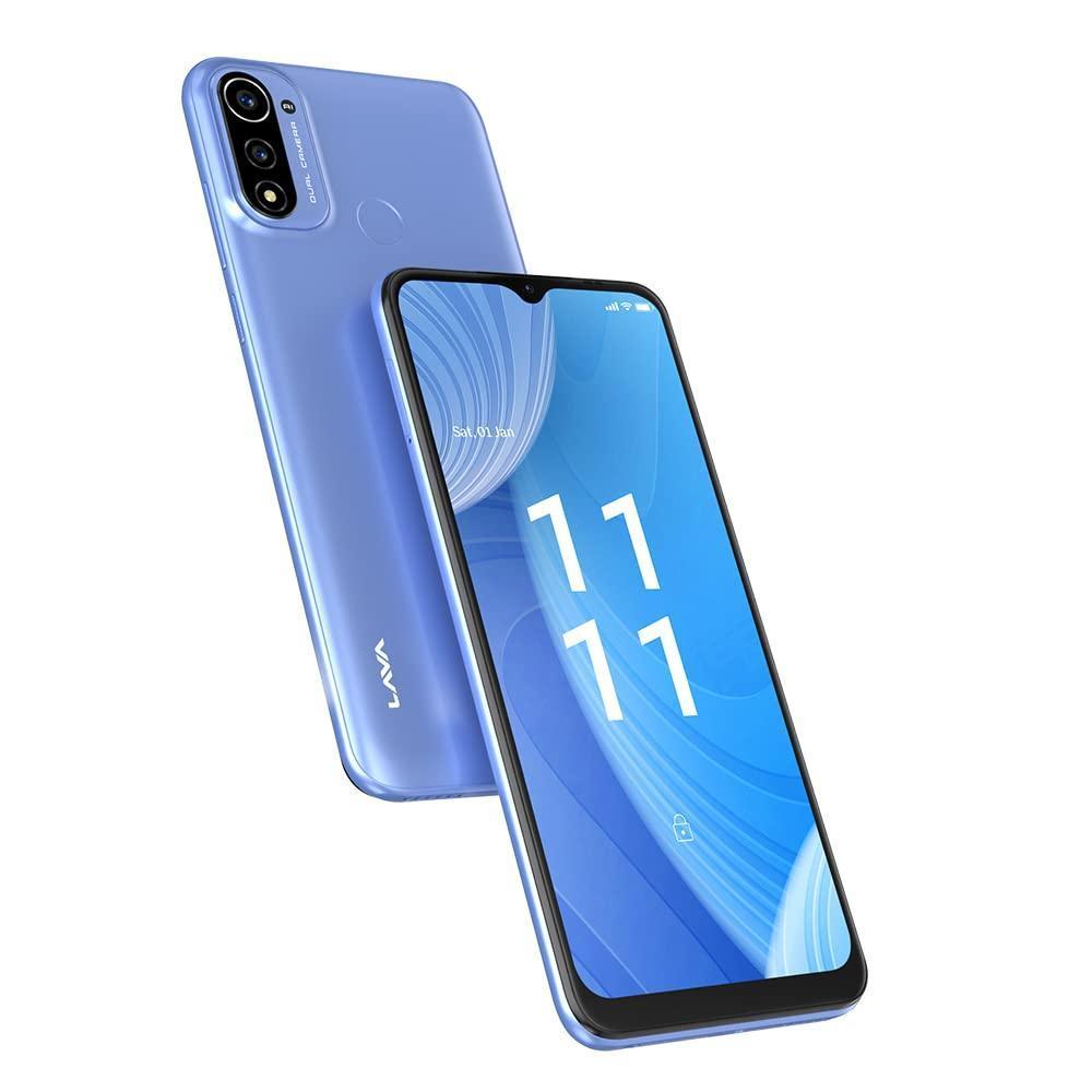 Lava X3(Arctic Blue, 3GB RAM, 32GB Storage)| 6.5 inch HD+ IPS|Fingerprint Sensor| 4000 mAh Battery |8MP Dual Camera| Andriod 12 Go Edition - Triveni World