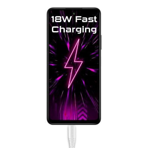 Lava Yuva 3 (Eclipse Black,4+4*GB RAM,UFS 2.2 128GB Storage)|Premium Glossy Back|Octacore Processor|18W Fast Charging|90Hz Punch Hole Display|13MP AI Triple Camera|Side Fingerprint Sensor - Triveni World