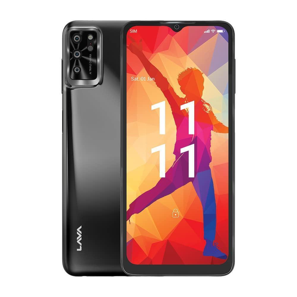 Lava Yuva Pro (3GB RAM, 32GB Storage) - Metallic Black| 13 MP AI Triple Camera |Side Fingerprint Sensor| Long Lasting 5000 mAh Battery| 6.5 inch(16.5cm) HD+ Display - Triveni World