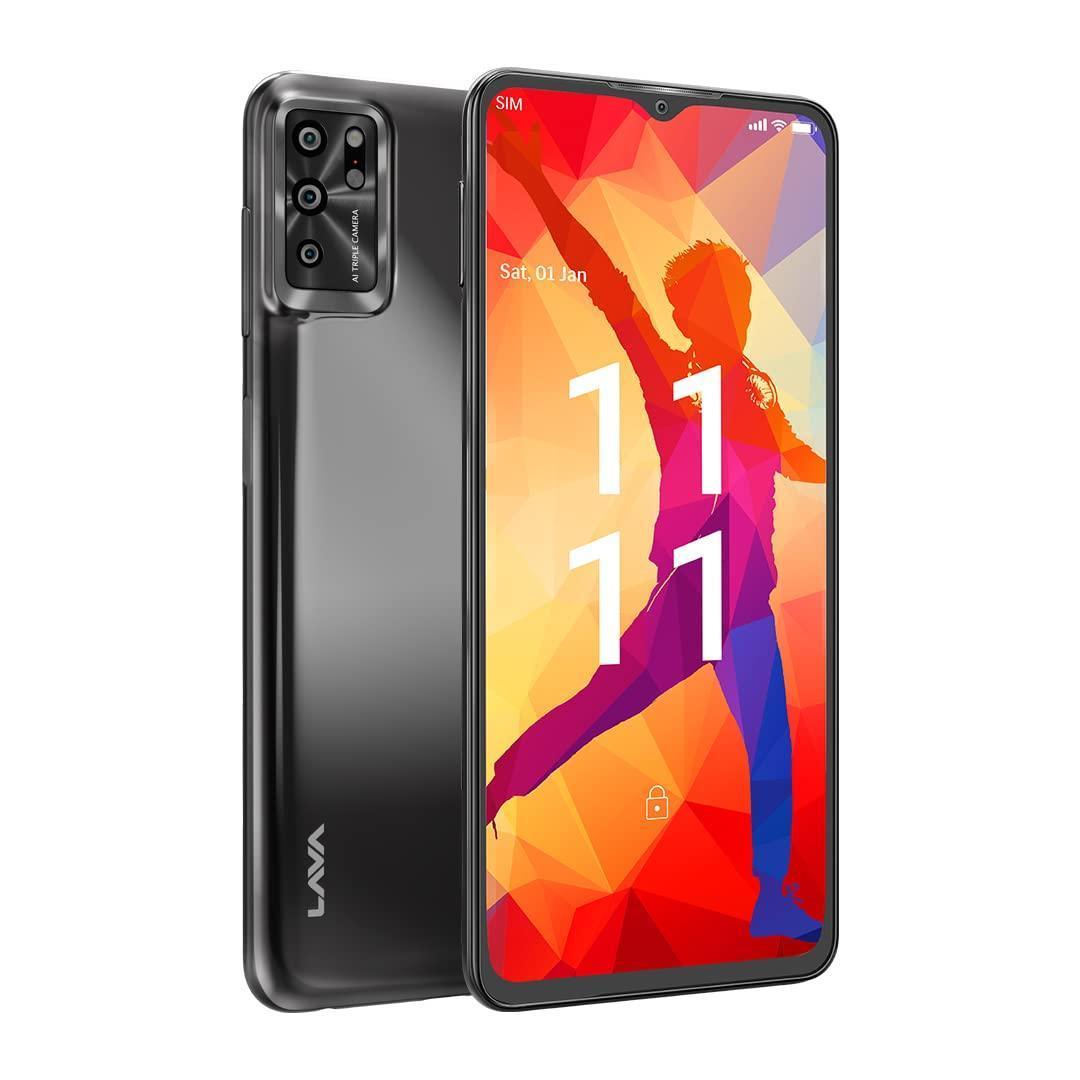 Lava Yuva Pro (3GB RAM, 32GB Storage) - Metallic Black| 13 MP AI Triple Camera |Side Fingerprint Sensor| Long Lasting 5000 mAh Battery| 6.5 inch(16.5cm) HD+ Display - Triveni World