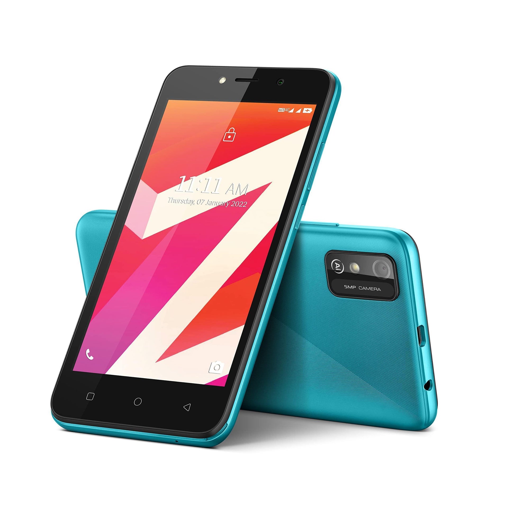 Lava Z21 (2GB RAM, 32GB ROM)-Cyan| Octa Core Processor| Stock Android 11| Powerful 3100 mAh Battery - Triveni World