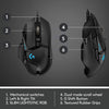 Logitech G502 Hero High Performance Wired Gaming Mouse, Hero 25K Sensor, 25,600 DPI, RGB, Adjustable Weights, 11 Programmable Buttons, On-Board Memory, PC/Mac - Black - Triveni World