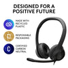 Logitech H390 Wired On Ear Headset for PC/Laptop, Stereo Headphones with Noise Cancelling Microphone, USB-A, In-Line Controls, Works with Chromebook - Triveni World