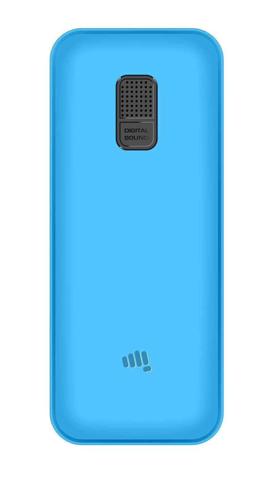 Micromax All-New X413 Dual Sim keypad Mobile with 1.8" Screen|Auto Call Recording | Power Saving Mode| Bright Torch | Expandable Storage Upto 16GB | Wireless FM |Blue - Triveni World