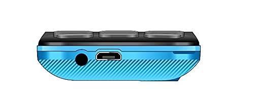 Micromax All-New X416 keypad Mobile with 1.8" Screen|Auto Call Recording | Power Saving Mode| Bright Torch | Expandable Storage Upto 16GB | Wireless FM | Black & Blue - Triveni World