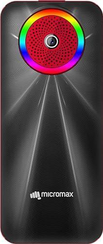 Micromax S117, Dual Sim Keypad with Long Lasting Battery & Dedicated Notification Ring, Wireless FM with Auto Call Recording, Camera| Black & Red - Triveni World