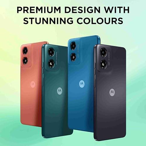 Motorola G04 4G (Satin Blue, 4GB RAM, 64GB Storage) | up to 8GB with RAM Boost | 6.6" Punch Hole Display | 16MP Rear Camera | 5MP Front Camera | IP 52 Water-Repellent Design | 5000 mAh |Android 14 - Triveni World