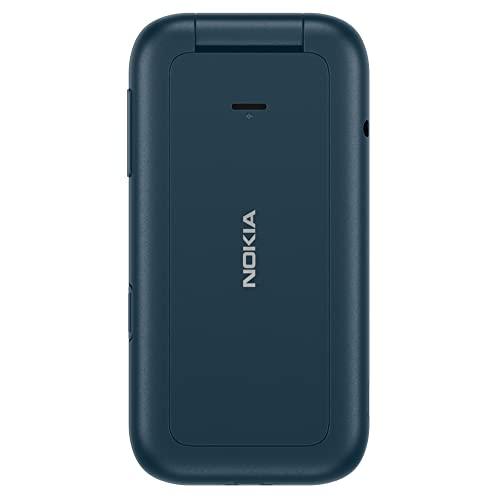 Nokia 2660 Flip 4G Volte keypad Phone with Dual SIM, Dual Screen, inbuilt MP3 Player & Wireless FM Radio | Blue - Triveni World