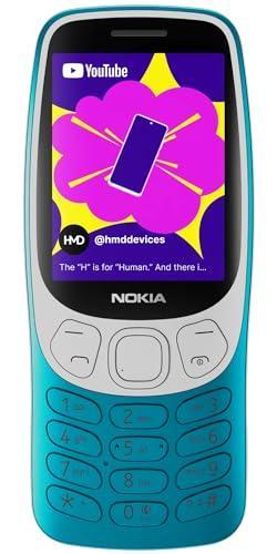 Nokia 3210 4G | All-new Classic Keypad Phone with Dual SIM, YouTube, Scan & Pay UPI, Rear Camera, Wireless FM Radio, MP3 Player, Bluetooth & USB Type C | Scuba Blue - Triveni World