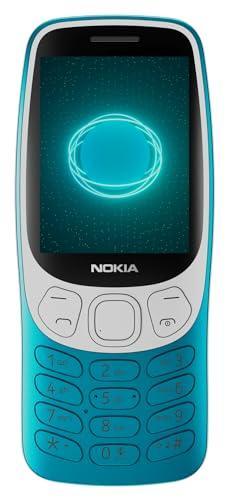 Nokia 3210 4G | All-new Classic Keypad Phone with Dual SIM, YouTube, Scan & Pay UPI, Rear Camera, Wireless FM Radio, MP3 Player, Bluetooth & USB Type C | Scuba Blue - Triveni World
